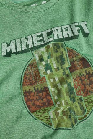 Green Minecraft Crew Neck Sweater (4-14yrs)